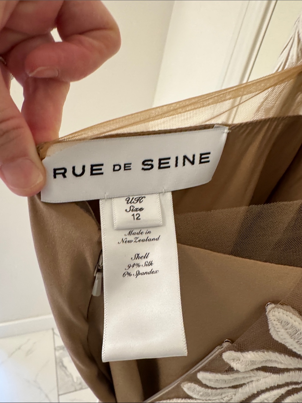 Discontinued Avril Wedding Gown By Rue De Seinenever Worn — image 6 of 7